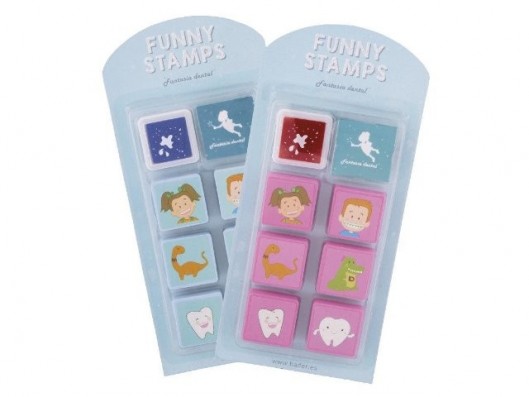 JUEGO DE SELLOS CON TINTA -...