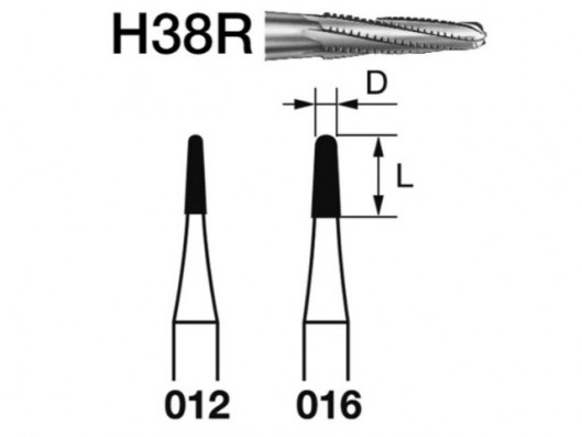 FRESA CONICA REDONDA H38R...