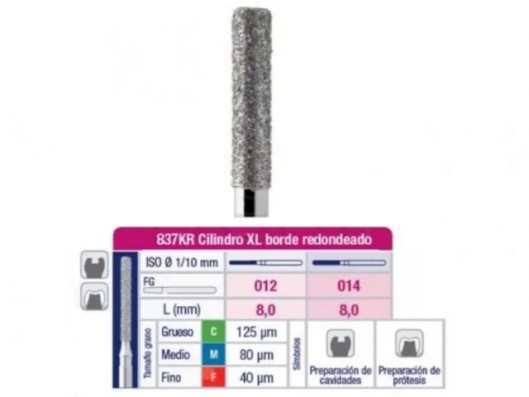 FRESA DE DIAMANTE FG 837KR...