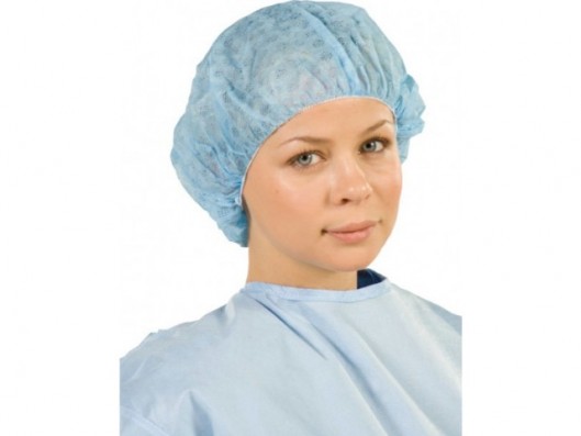 GORRO AZUL CON ELASTICO 100u.