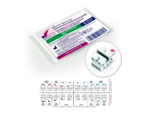 BRACKETS CERÁMICOS ROTH CON...