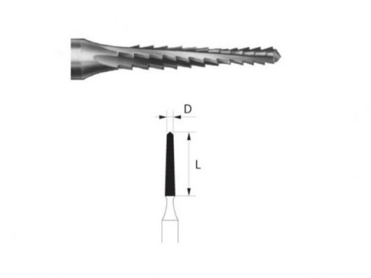FRESA DE PUNTA CORTANTE...