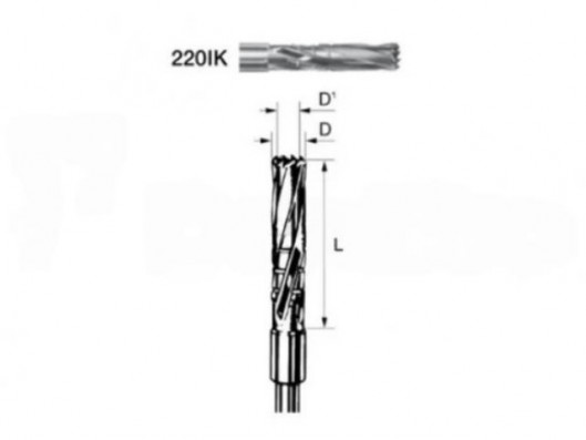 FRESA CILINDRICA PILOTO...