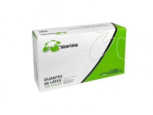 GUANTES LATEX SIN POLVO 100u.
