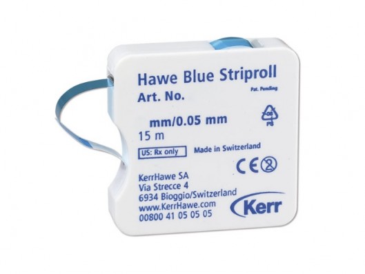 TIRAS STRIPROLL AZUL 15m.