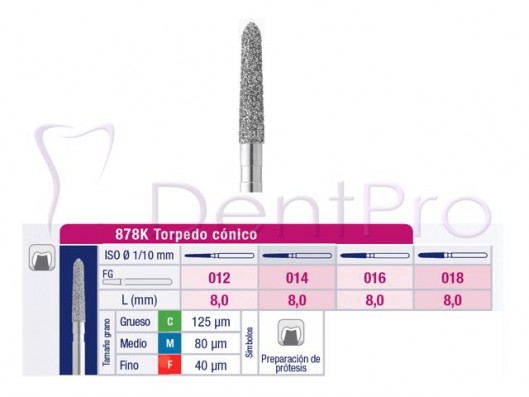 FRESA DE DIAMANTE FG 878K...